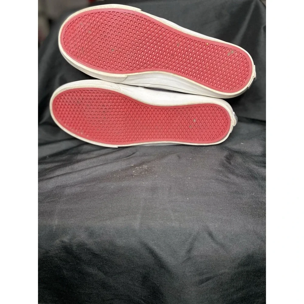 Vans Gray Suede Chukka Mid Red Sole Tribal Heel Tape Mens Size 7
